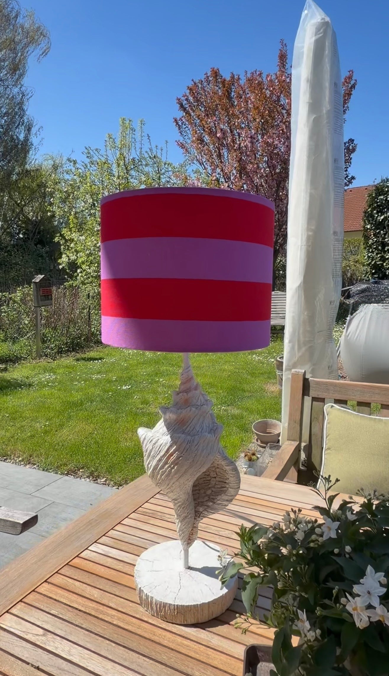 Himbeerbrause auf Seashell